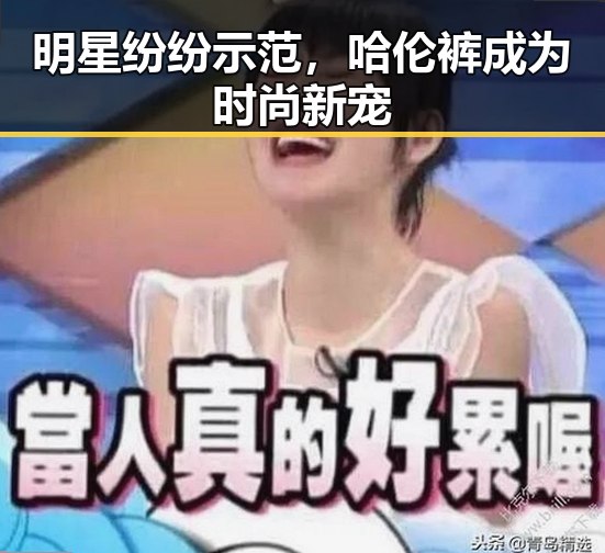 明星纷纷示范，哈伦裤成为时尚新宠