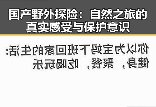 国产野外探险：自然之旅的真实感受与保护意识